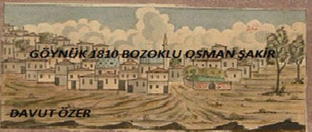 1810 GÖYNÜK,MUDURNU VE GEREDE SEYEHATLERİ